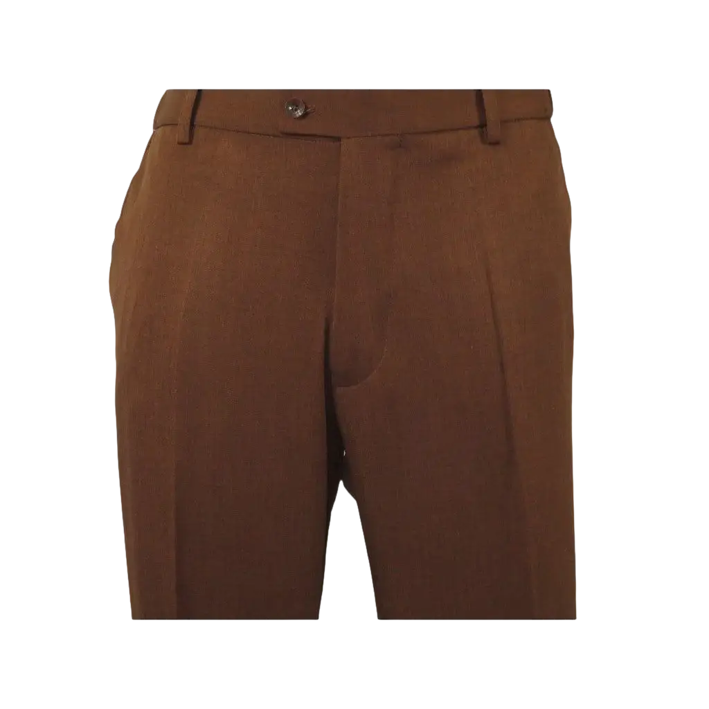 Men Silversilk 2pc Walking Leisure Matching Suit Italian Woven Knits 71003 Brown - J.Valintin Men's Wear Legend - 71003 - Brown - M