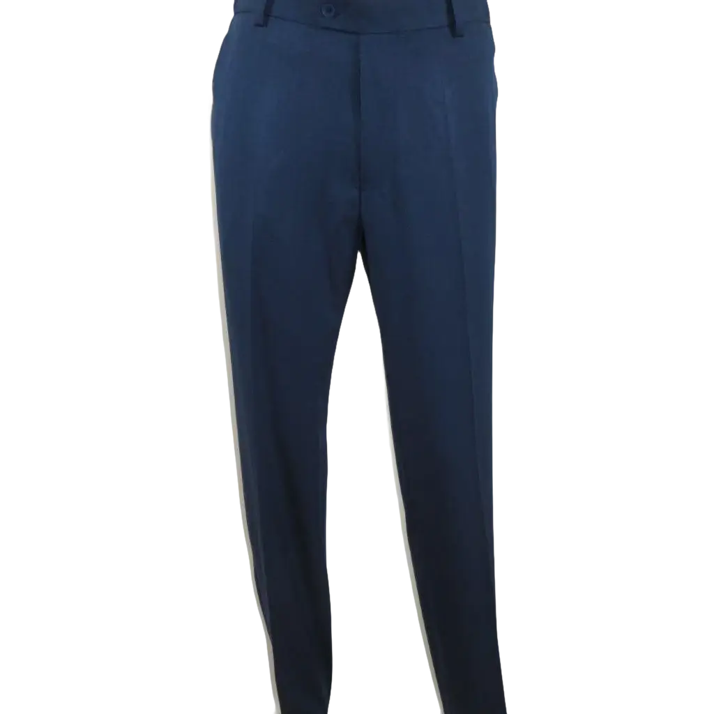 Men Silversilk 2pc Walking Leisure Matching Suit Italian Woven Knits 71003 Navy - J.Valintin Men's Wear Legend - 71003 - Navy - M