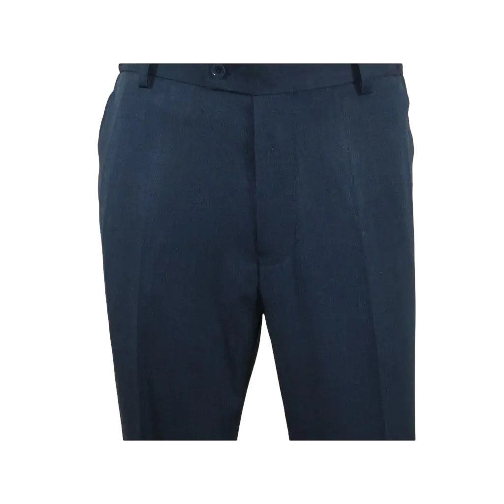 Men Silversilk 2pc Walking Leisure Matching Suit Italian Woven Knits 71003 Navy - J.Valintin Men's Wear Legend - 71003 - Navy - M