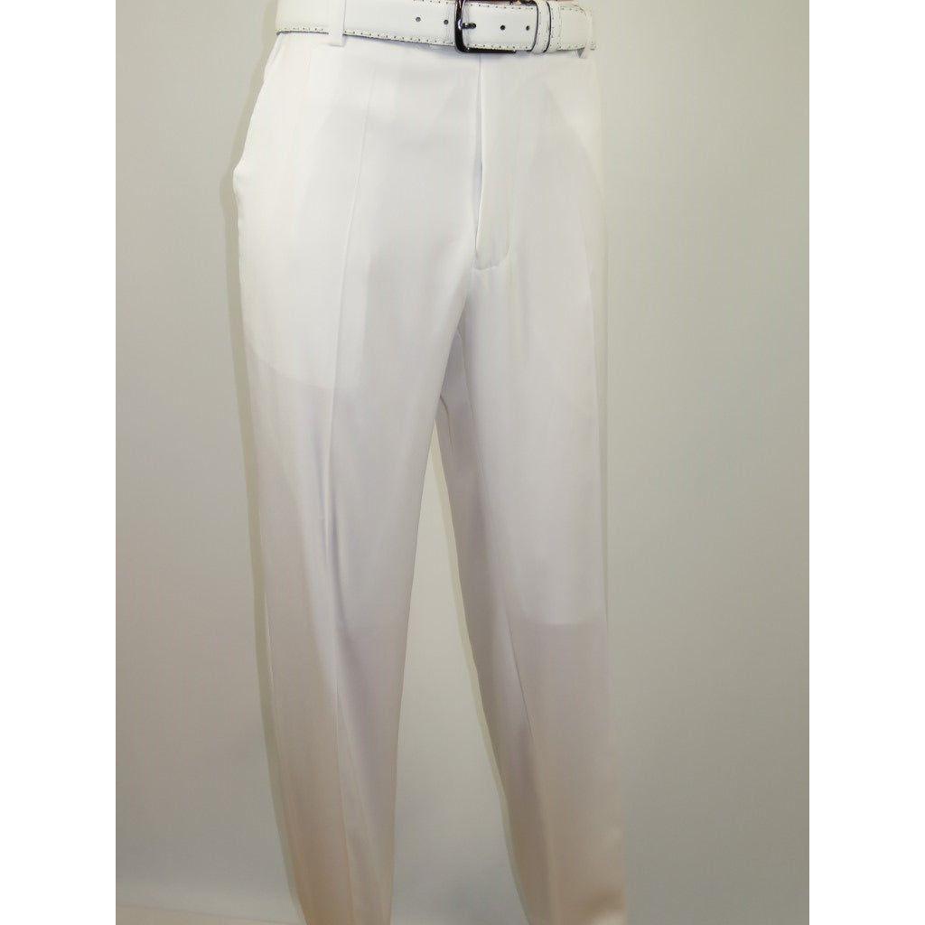 Men Silversilk 2pc Walking Leisure Matching Suit Italian Woven Knits 71003 White - J.Valintin Men's Wear Legend - 71003 - White - M