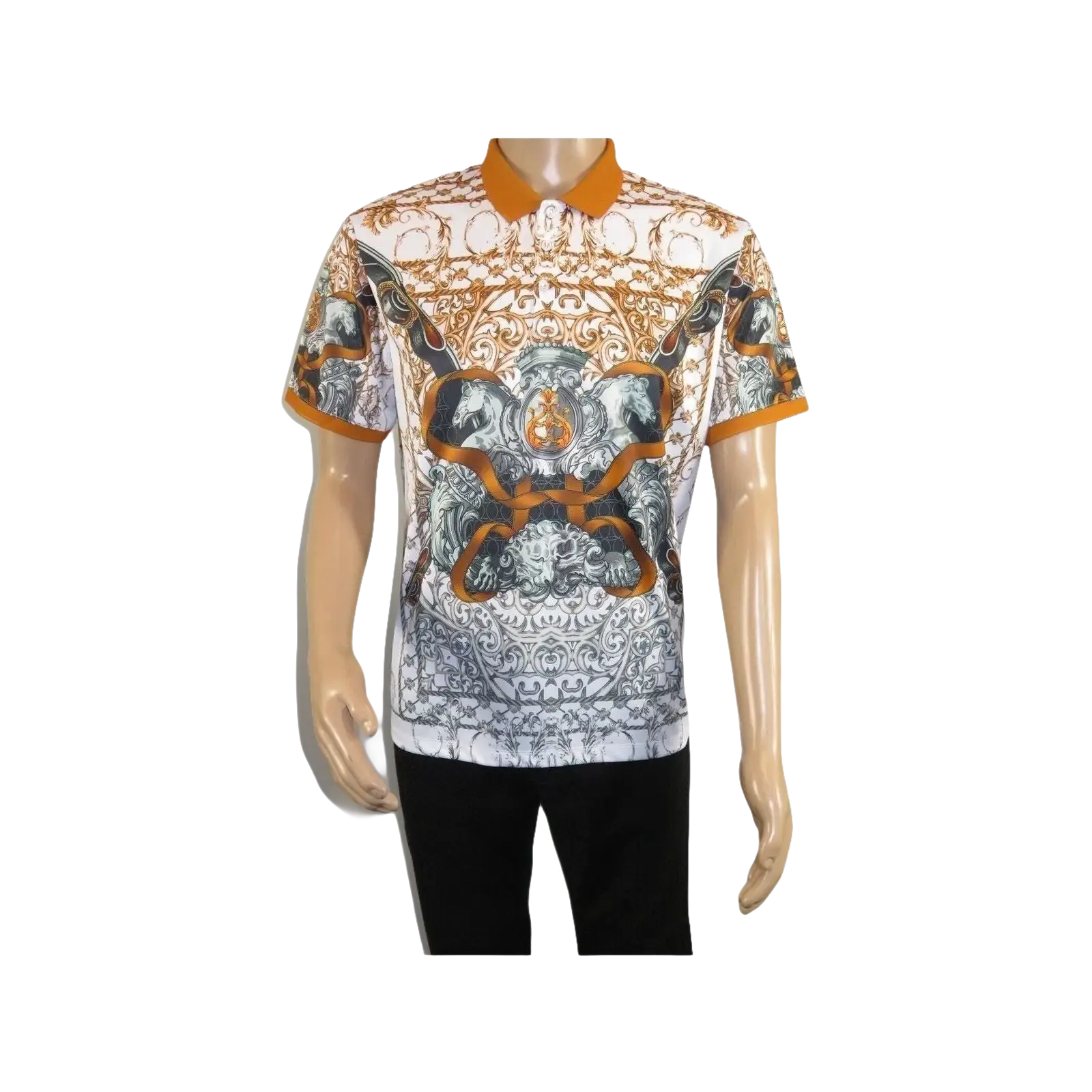 Men Sports Polo Shirt MIZUMI Black Edition Soft Micro Poly Fashion 56575 - A Multi - J.Valintin Men's Wear Legend - 99628