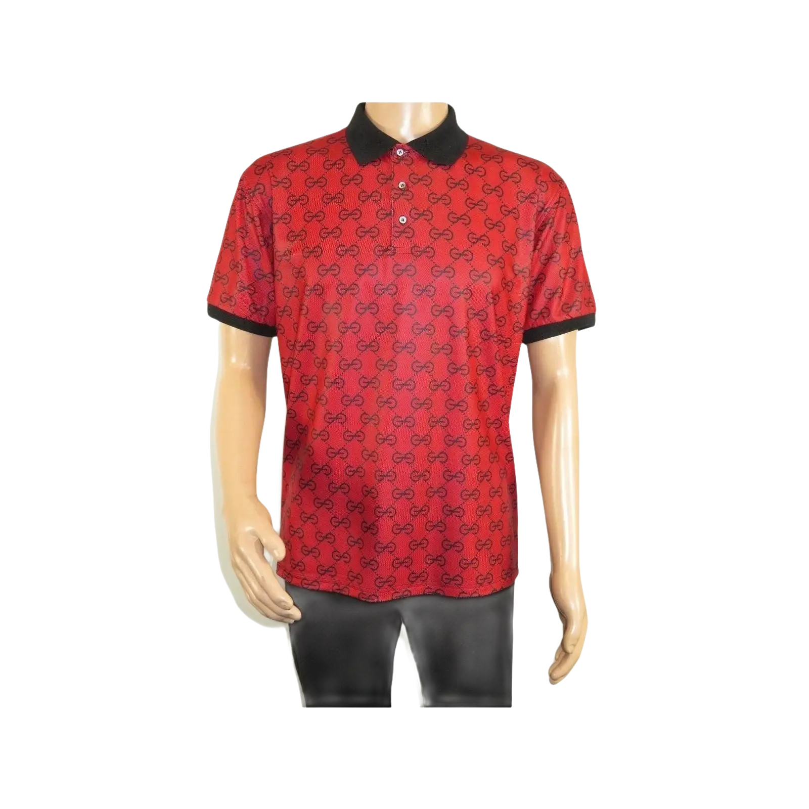 Men Sports Shirt DE - NIKO Short Sleeves Soft Modal Fashion Polo Shirt G1121 Red - J.Valintin Men's Wear Legend - 100181