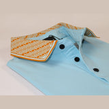 Men Sports Shirt PAZO by DE - NIKO Short Sleeves Cotton Polo Shirt DBK2303 Blue - J.Valintin Men's Wear Legend - 100628
