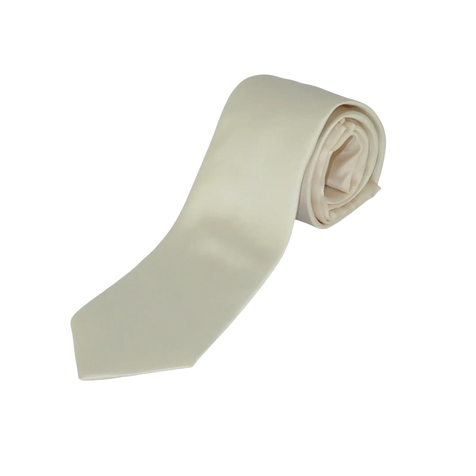Men Stacy Adams Neck tie Hanky Set Business Formal Solid Color Satin S7 Beige - J.Valintin Men's Wear Legend - 24783