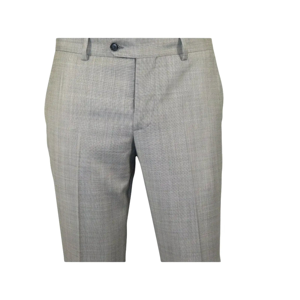 Men Suit BERLUSCONI Turkey 100% Italian Wool Super 180's 3pc Vested #Ber10 Gray - J.Valintin Men's Wear Legend - 98538