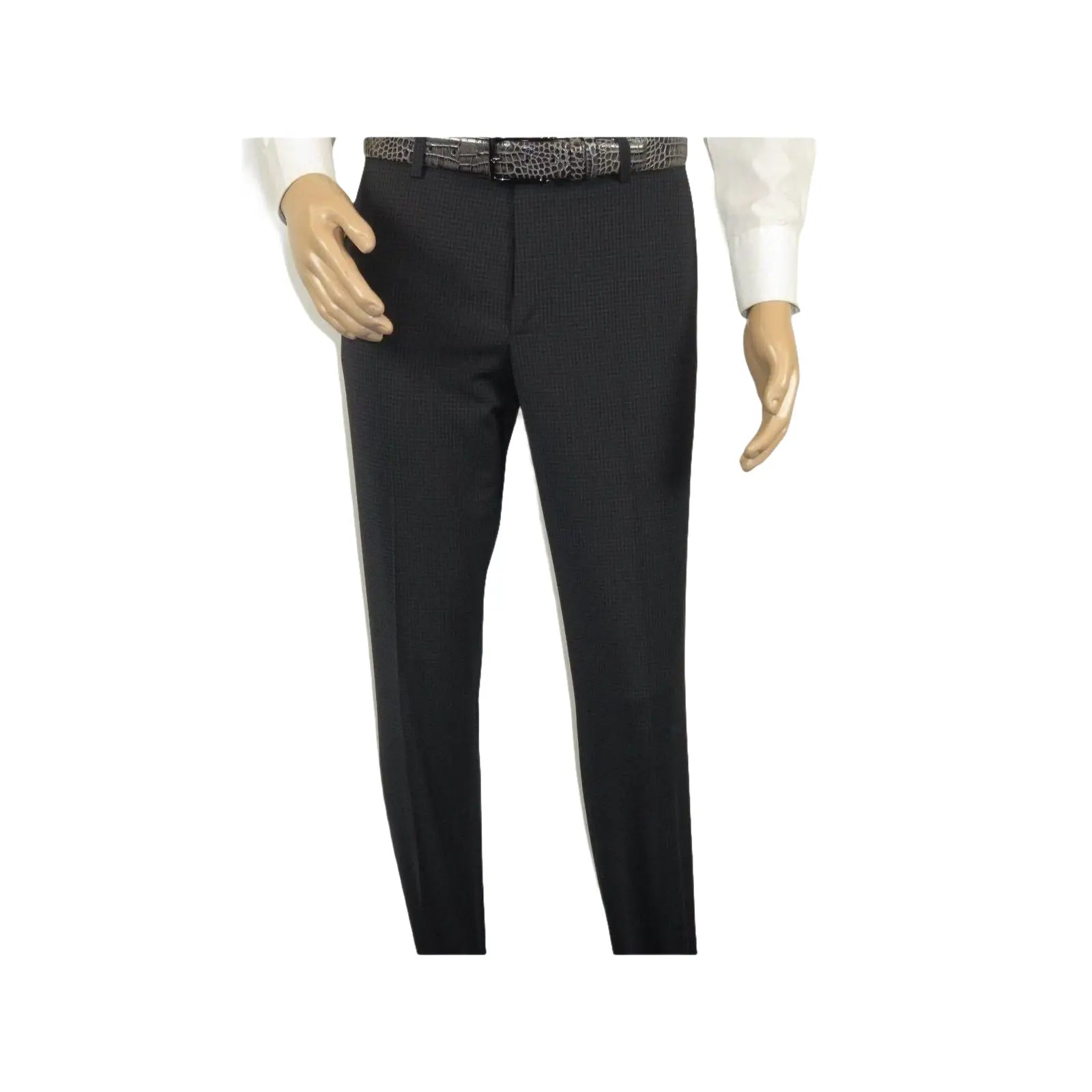 Men Suit BERLUSCONI Turkey 100% Italian Wool Super 180's 3pc Vested #Ber21 Black - J.Valintin Men's Wear Legend - 98615