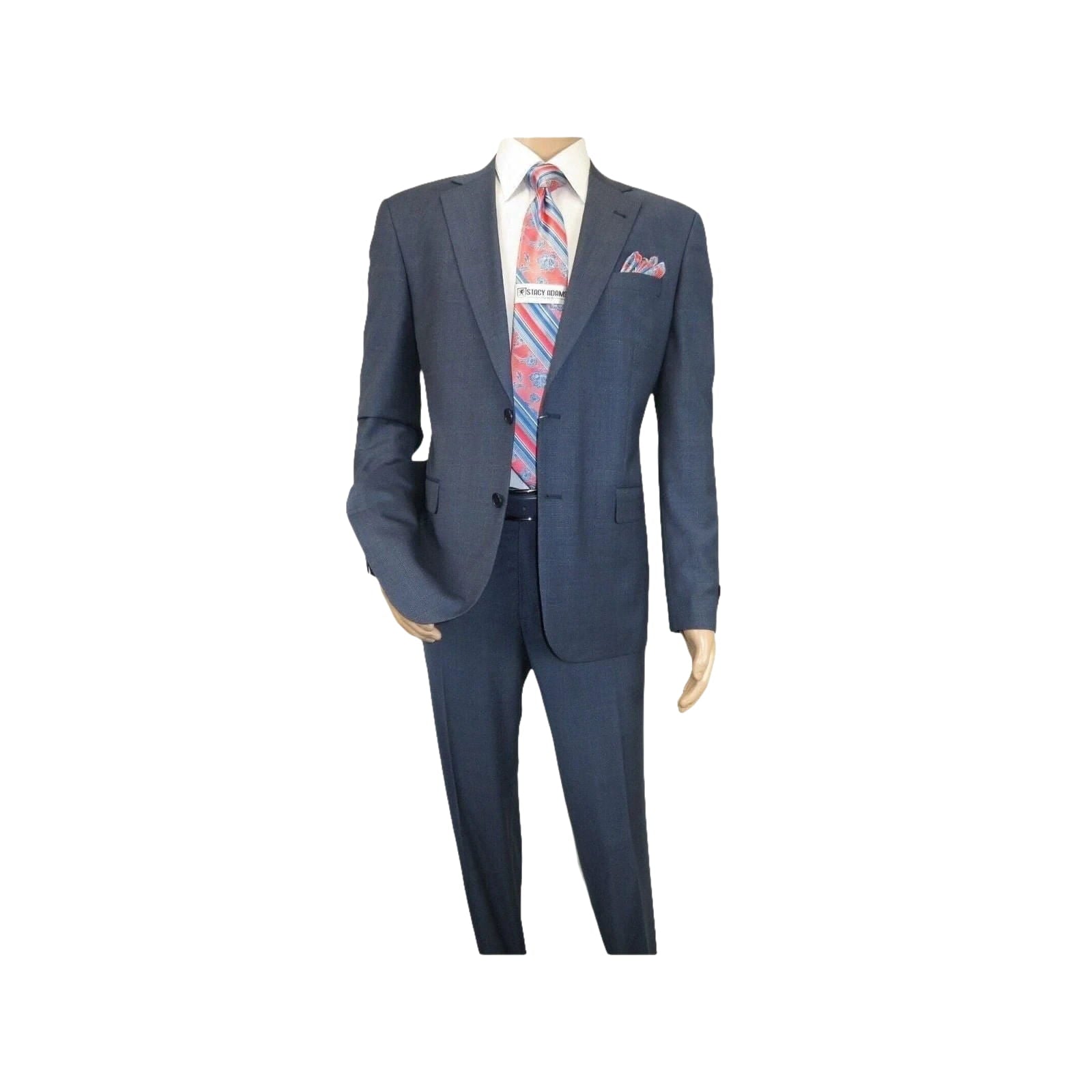 Men Suit BERLUSCONI Turkey 100% Soft Italian Wool Super 180's #Ber27 Navy Blue - J.Valintin Men's Wear Legend - 100949