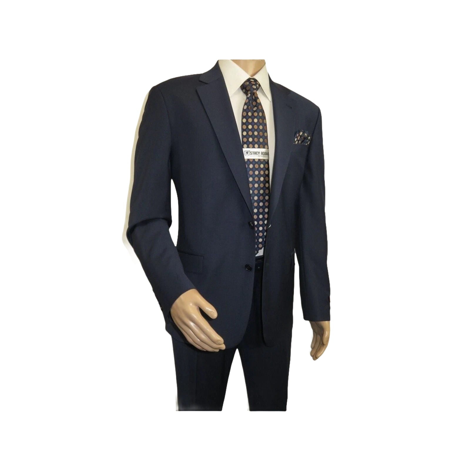 Men Suit BERLUSCONI Turkey 100% Soft Italian Wool Super 180's #Ber28 Navy Blue - J.Valintin Men's Wear Legend - 100956
