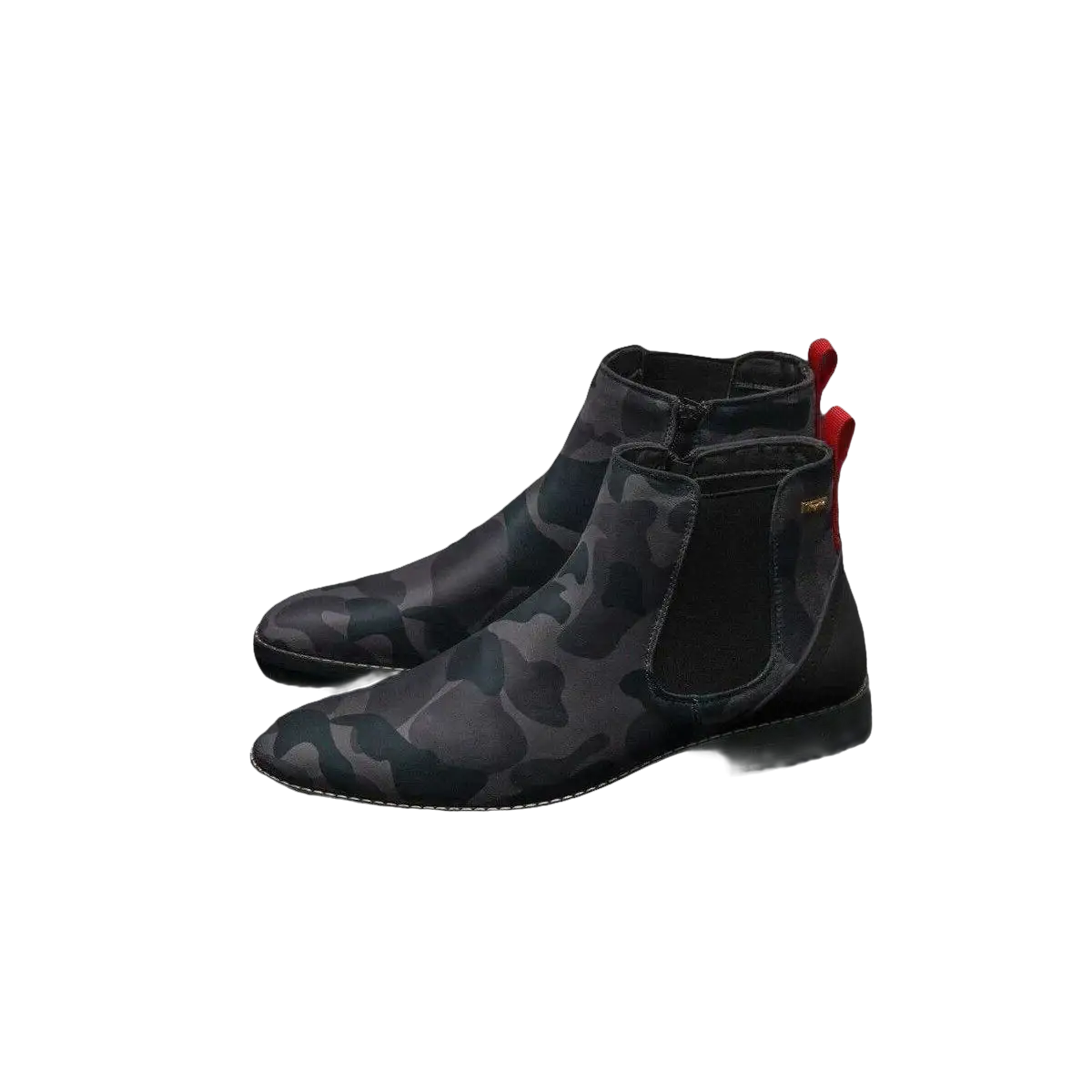 Men TAYNO Chelsea Chukka Micro Suede Soft Comfortable Boot Victorian Black Gray - J.Valintin Men's Wear Legend - 99471