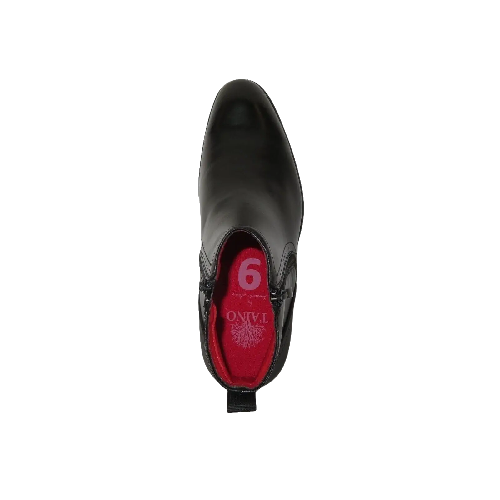 Men TAYNO Chelsea Chukka Soft Comfortable Leather Zip up Boot Coupe Black - J.Valintin Men's Wear Legend - 99567