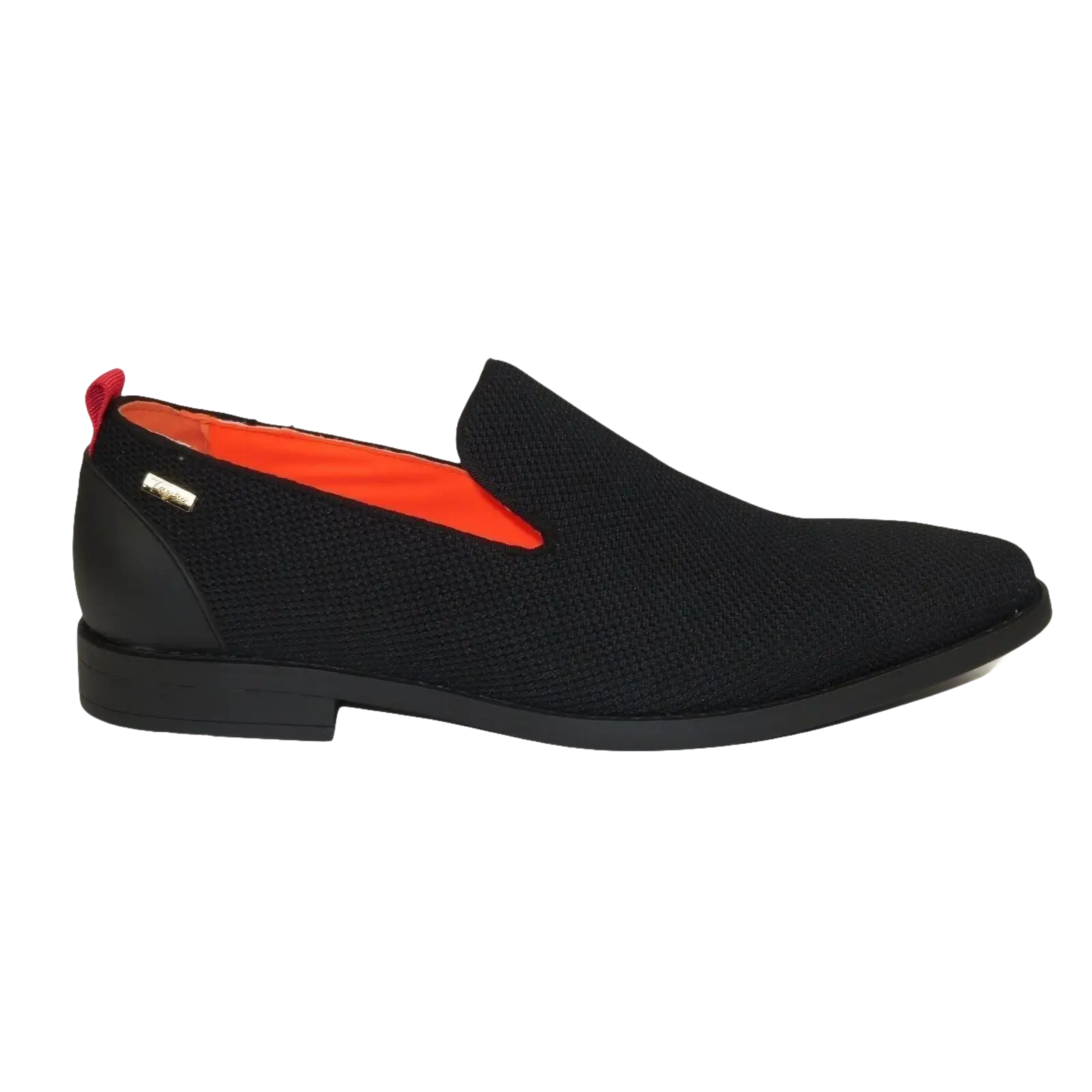 Men Tayno Dressy Casual Knit Fabric Comfortable Slip on Loafer #ALPHA F Black - J.Valintin Men's Wear Legend - 100860