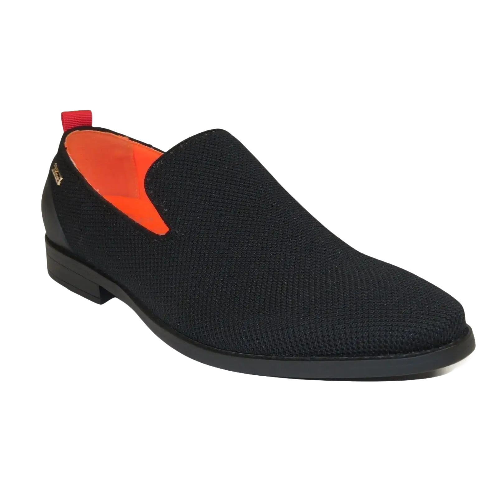 Men Tayno Dressy Casual Knit Fabric Comfortable Slip on Loafer #ALPHA F Black - J.Valintin Men's Wear Legend - 100860