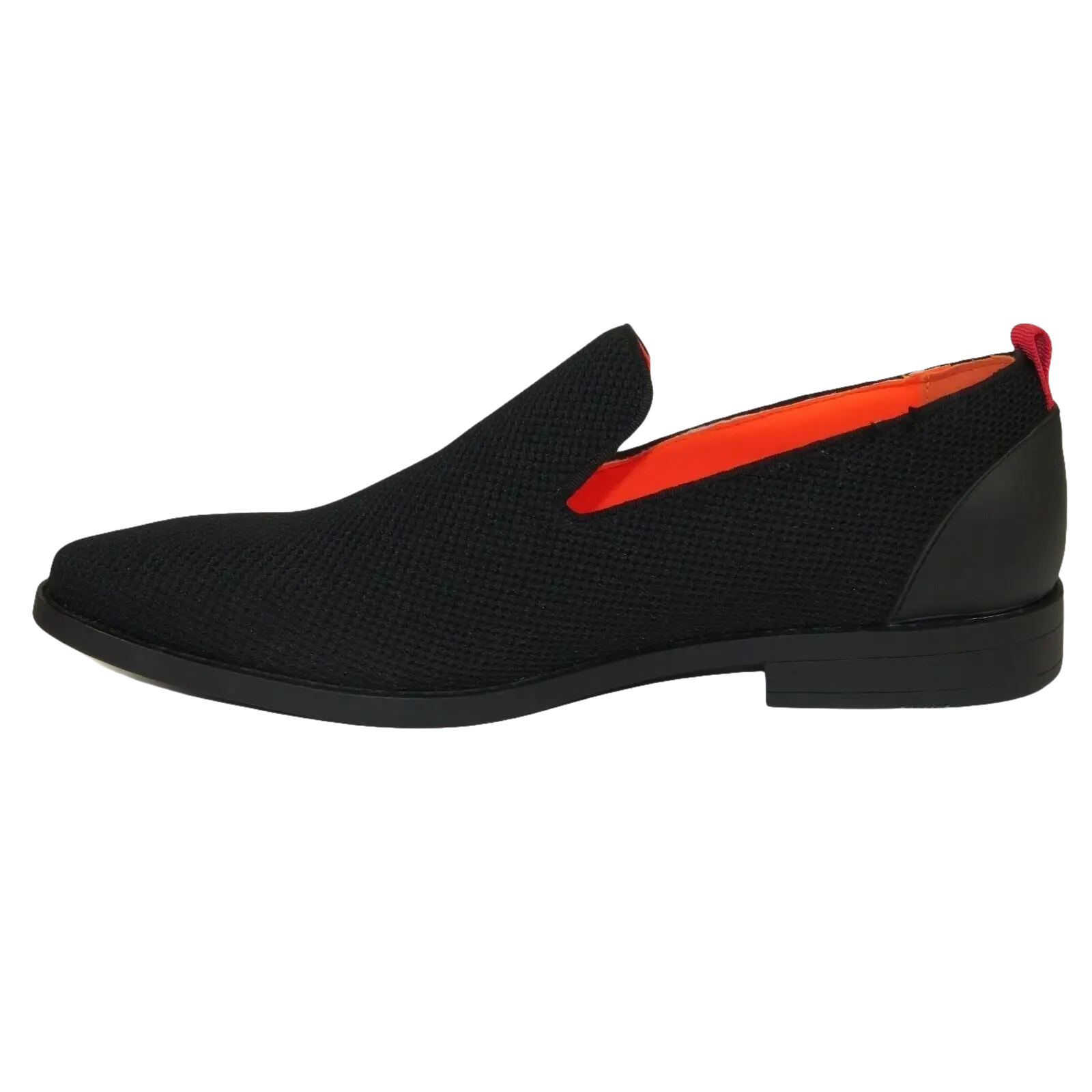 Men Tayno Dressy Casual Knit Fabric Comfortable Slip on Loafer #ALPHA F Black - J.Valintin Men's Wear Legend - 100860