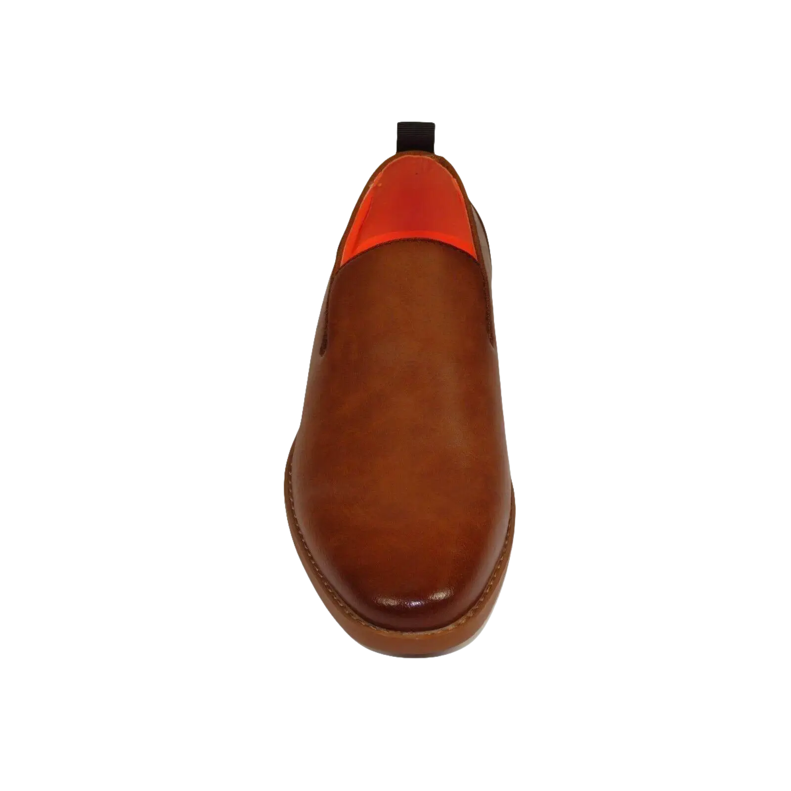 Men Tayno Dressy Casual Soft Leather Comfortable Slip on Loafer #ALPHA L Cognac - J.Valintin Men's Wear Legend - 100854