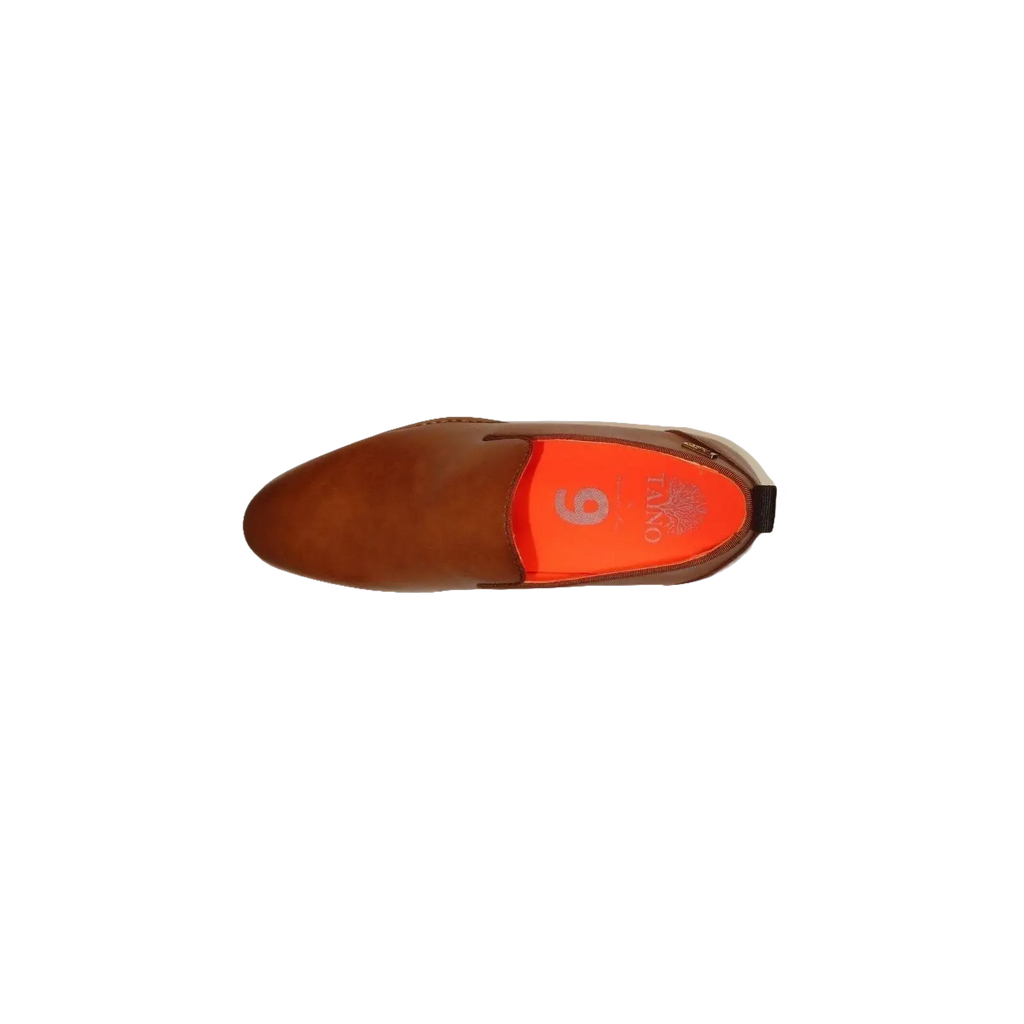 Men Tayno Dressy Casual Soft Leather Comfortable Slip on Loafer #ALPHA L Cognac - J.Valintin Men's Wear Legend - 100854