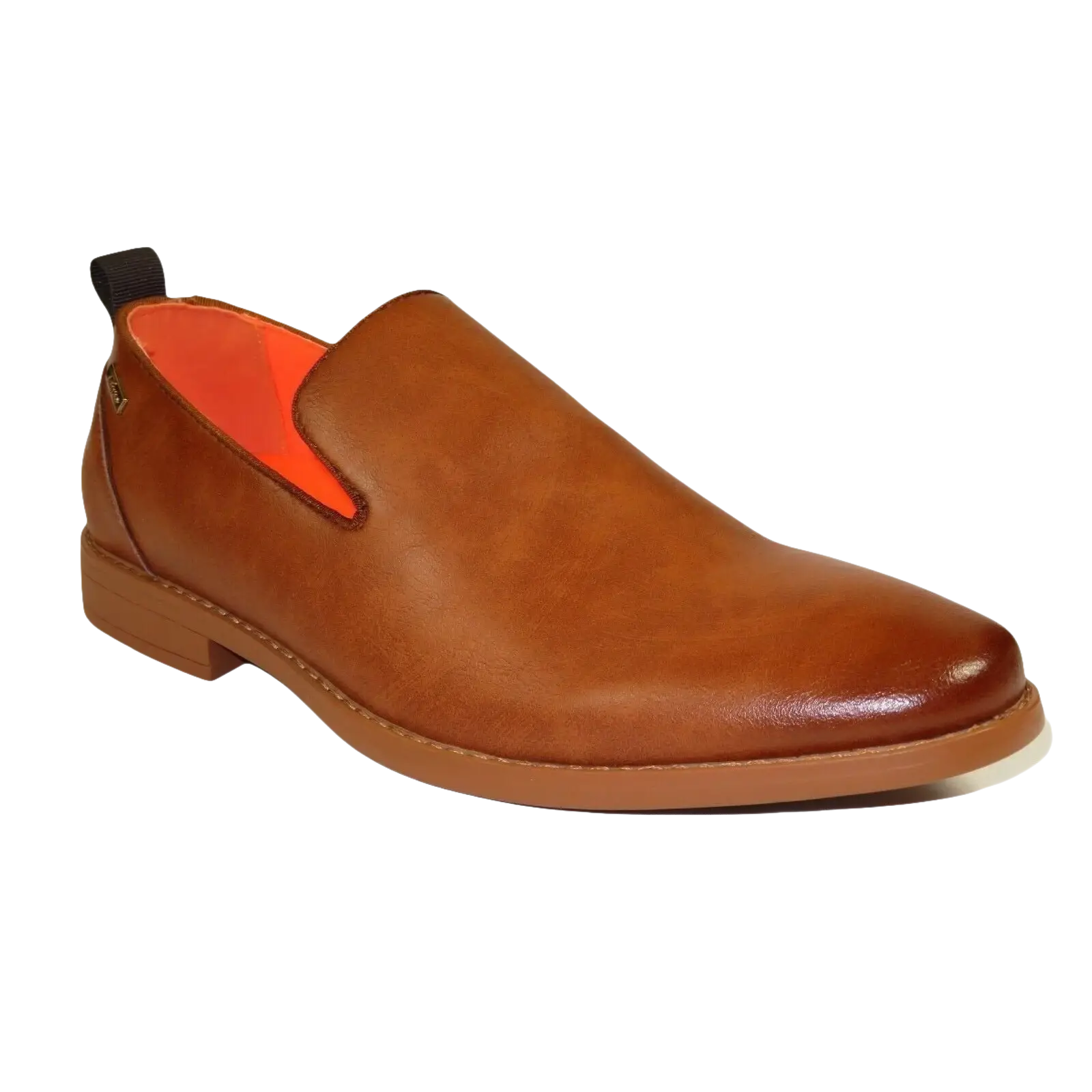 Men Tayno Dressy Casual Soft Leather Comfortable Slip on Loafer #ALPHA L Cognac - J.Valintin Men's Wear Legend - 100854
