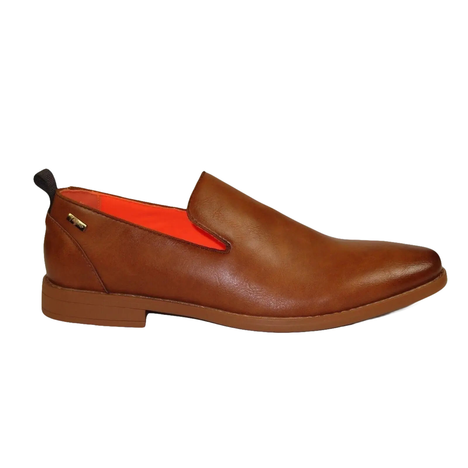 Men Tayno Dressy Casual Soft Leather Comfortable Slip on Loafer #ALPHA L Cognac - J.Valintin Men's Wear Legend - 100854