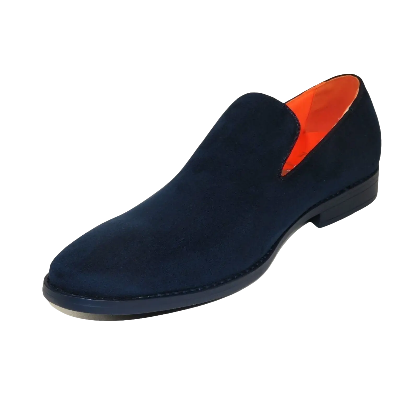 Men Tayno Dressy Casual Soft Suede Comfortable Slip on Loafer #ALPHA S Navy - J.Valintin Men's Wear Legend - 100879