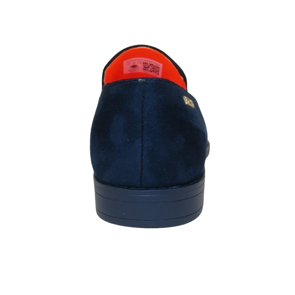 Men Tayno Dressy Casual Soft Suede Comfortable Slip on Loafer #ALPHA S Navy - J.Valintin Men's Wear Legend - 100879