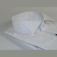 Men Tux Formal 100% Cotton Shirt MANSCHETT Turkey Slim Fit 305 - 01 White Wing tip - J.Valintin Men's Wear Legend - 96934