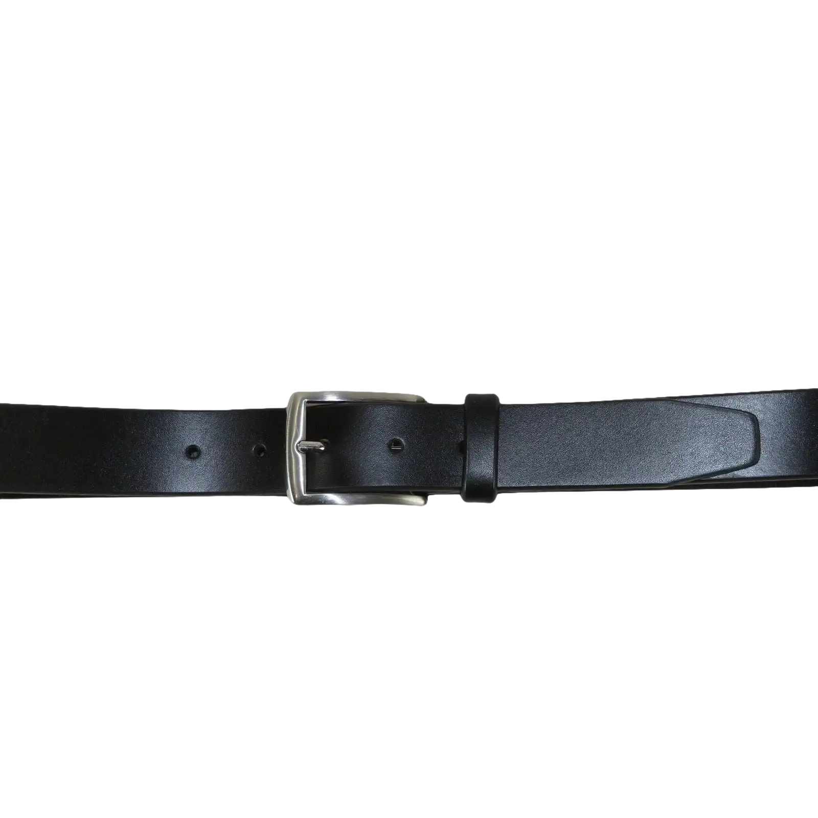 Men VALENTINI solid Leather Belt Classic Pin Buckle Big Sizes V801 black - J.Valintin Men's Wear Legend - 92176