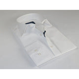 Mens 100% Cotton Shirt From Turkey Manschett by Quesste Slim Fit 4029 - 01 White - J.Valintin Men's Wear Legend - 96849