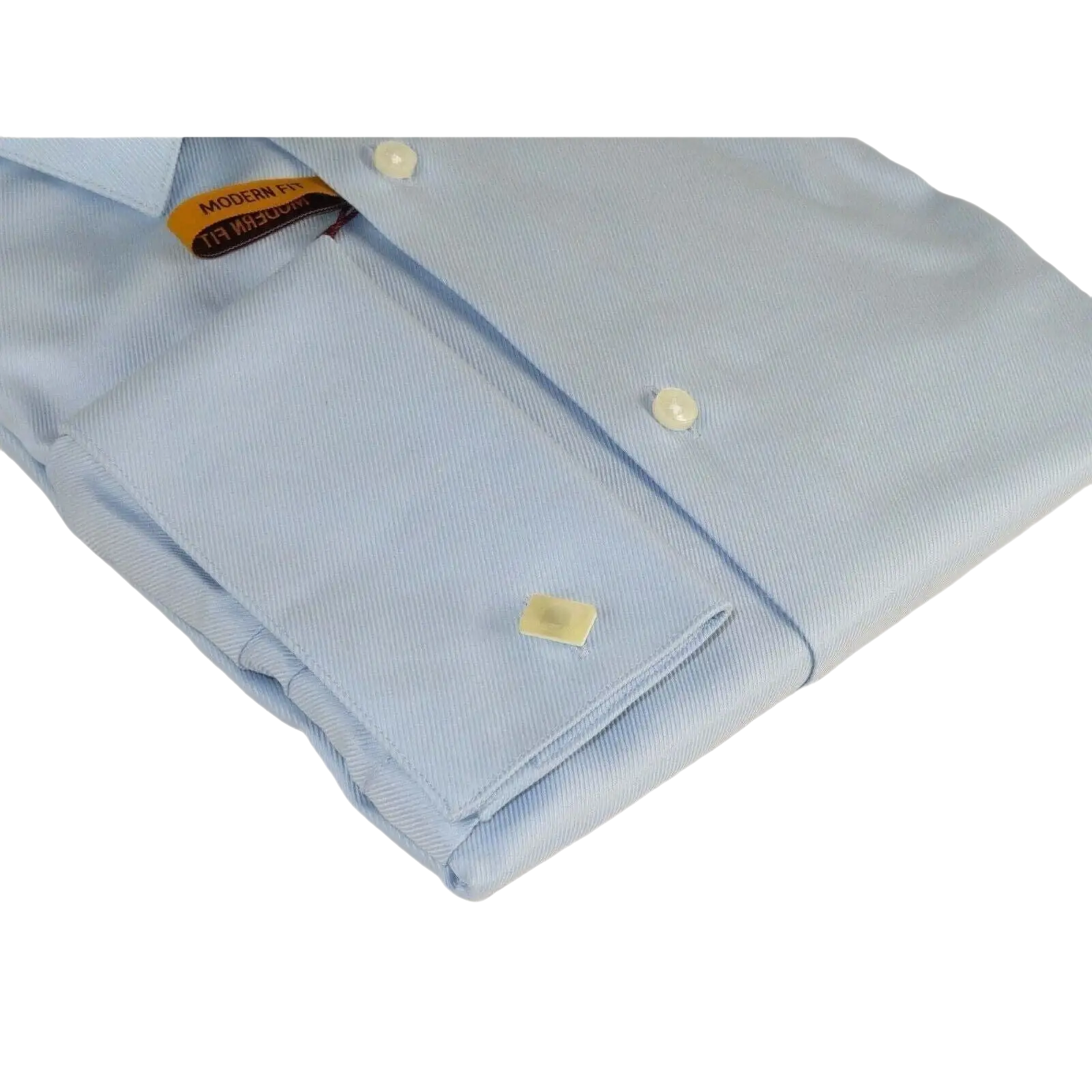 Mens 100% Egyptian Cotton Shirt French Cuffs Wrinkle resistance Enzo 61102 Blue - J.Valintin Men's Wear Legend - 393