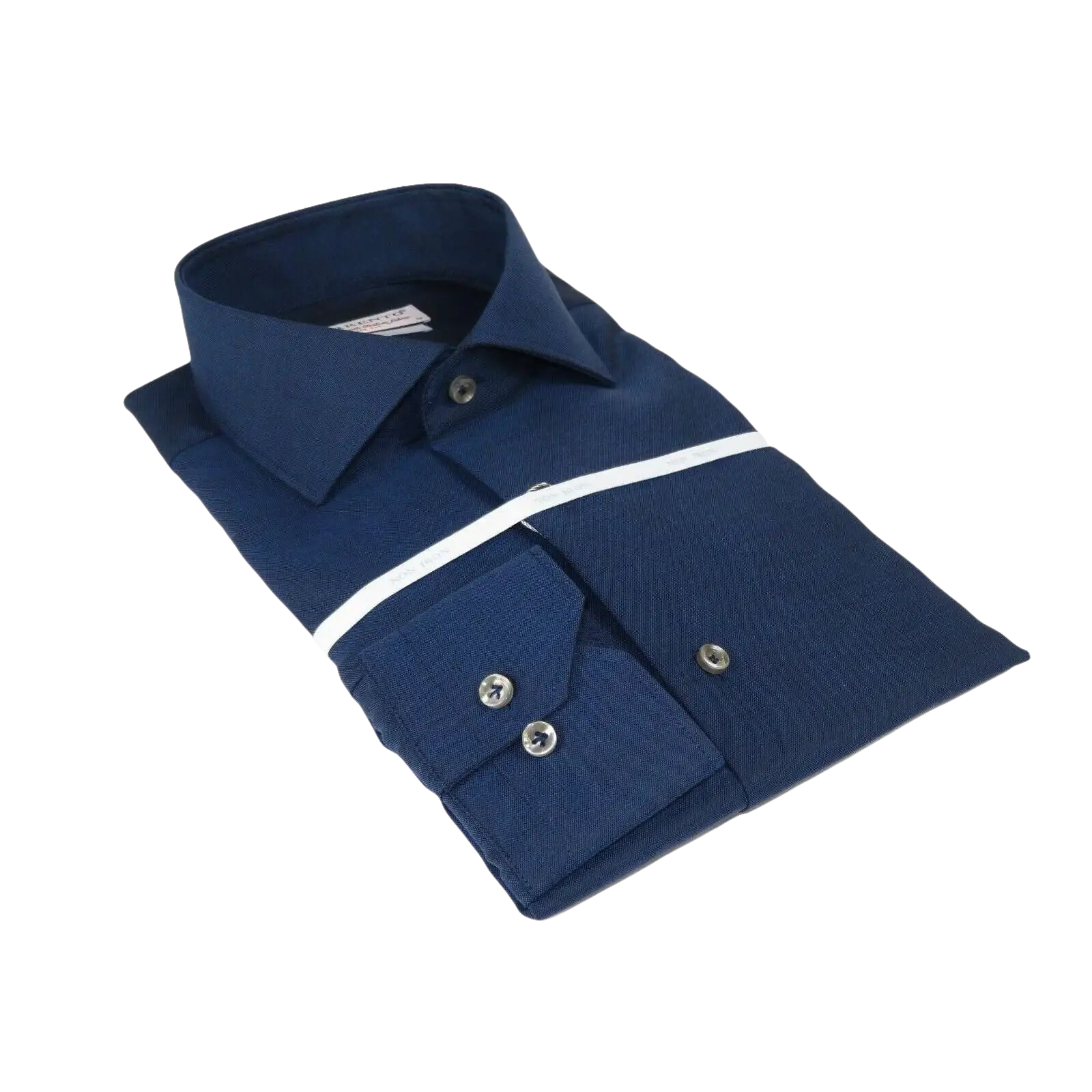 Mens 100% Italian Cotton Shirt High Quality Non Iron SORRENTO Turkey 4746 Navy - J.Valintin Men's Wear Legend - 96793