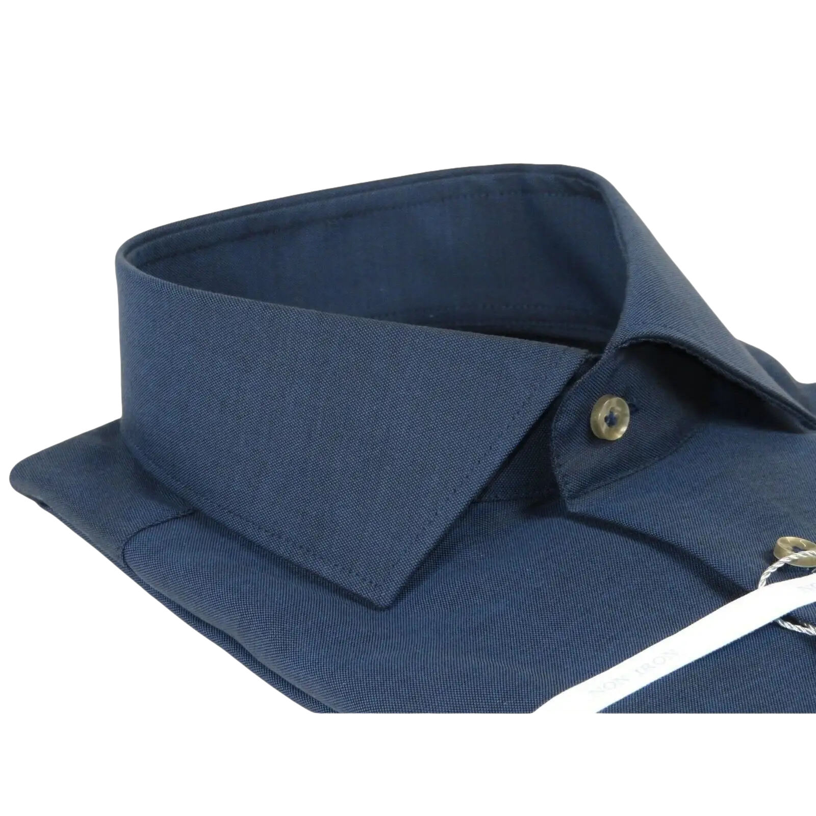 Mens 100% Italian Cotton Shirt High Quality Non Iron SORRENTO Turkey 4746 Navy - J.Valintin Men's Wear Legend - 96793
