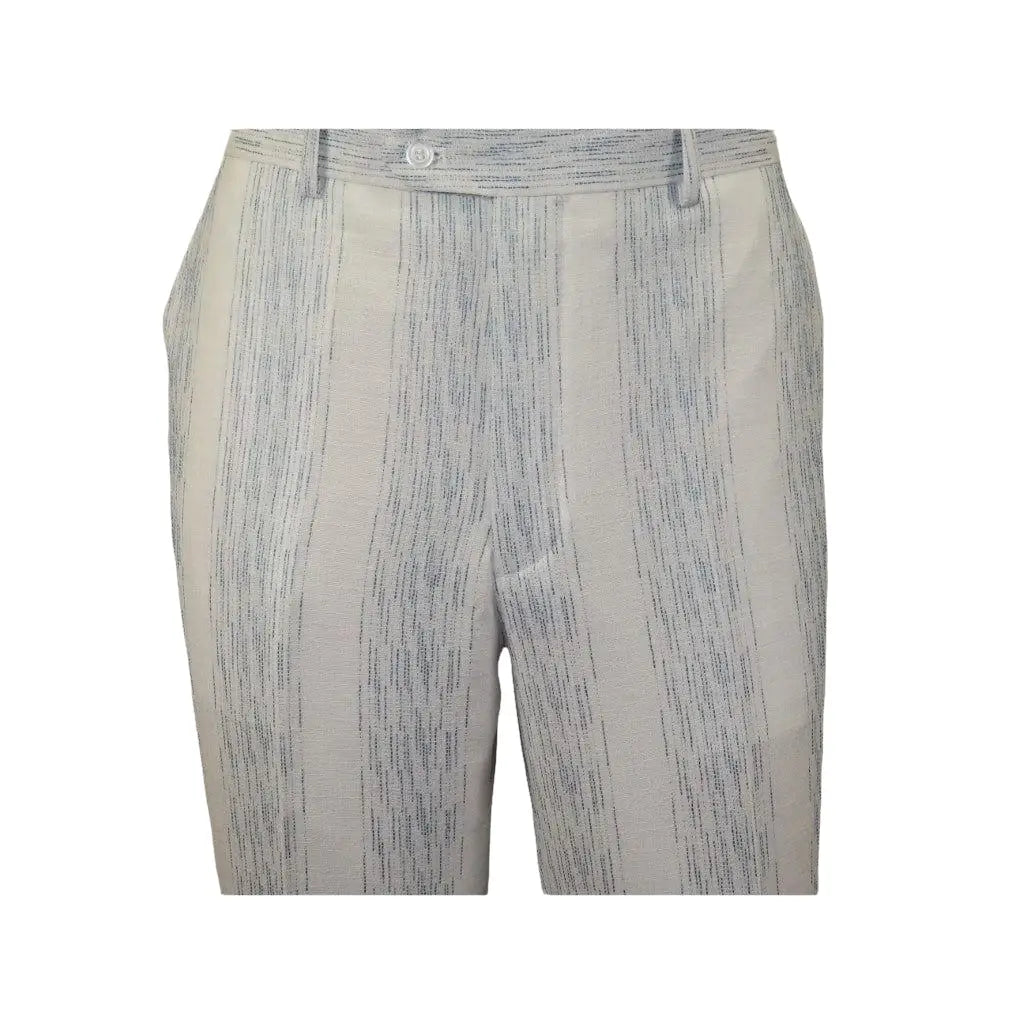 Men's 2pc Walking Leisure Suit by Royal Diamond T2004 White Blue Size Large - J.Valintin Men's Wear Legend - T2004 - Large