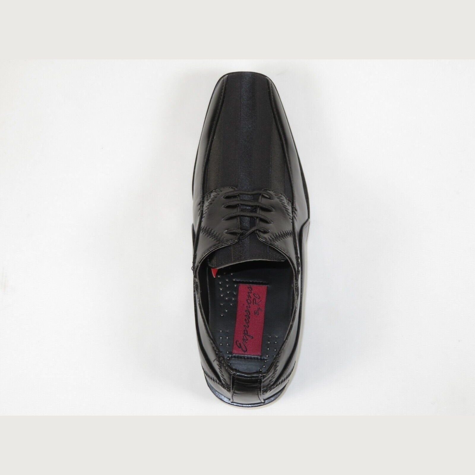 Mens AFTER MIDNIGHT Formal Stage Prom Award Tux shoes Satin 2 Tone 7925 Black - J.Valintin Men's Wear Legend - 98264