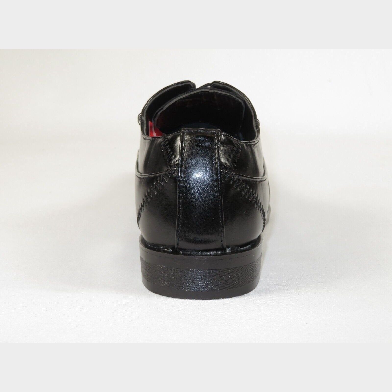 Mens AFTER MIDNIGHT Formal Stage Prom Award Tux shoes Satin 2 Tone 7925 Black - J.Valintin Men's Wear Legend - 98264