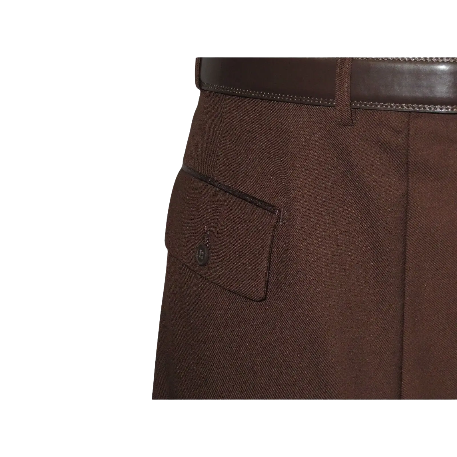 Mens Apollo King Banded Collarless suit Chinese Mandarin Wide leg AG94 Brown - J.Valintin Men's Wear Legend - 31685