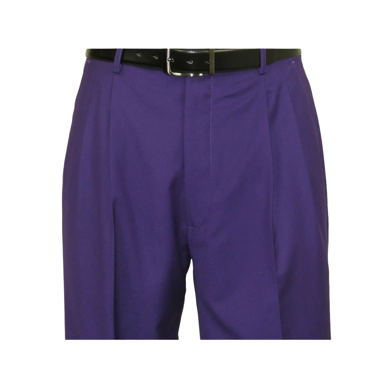 Mens Apollo King Banded Collarless suit Chinese Mandarin Wide leg AG95 Purple - J.Valintin Men's Wear Legend - 74411