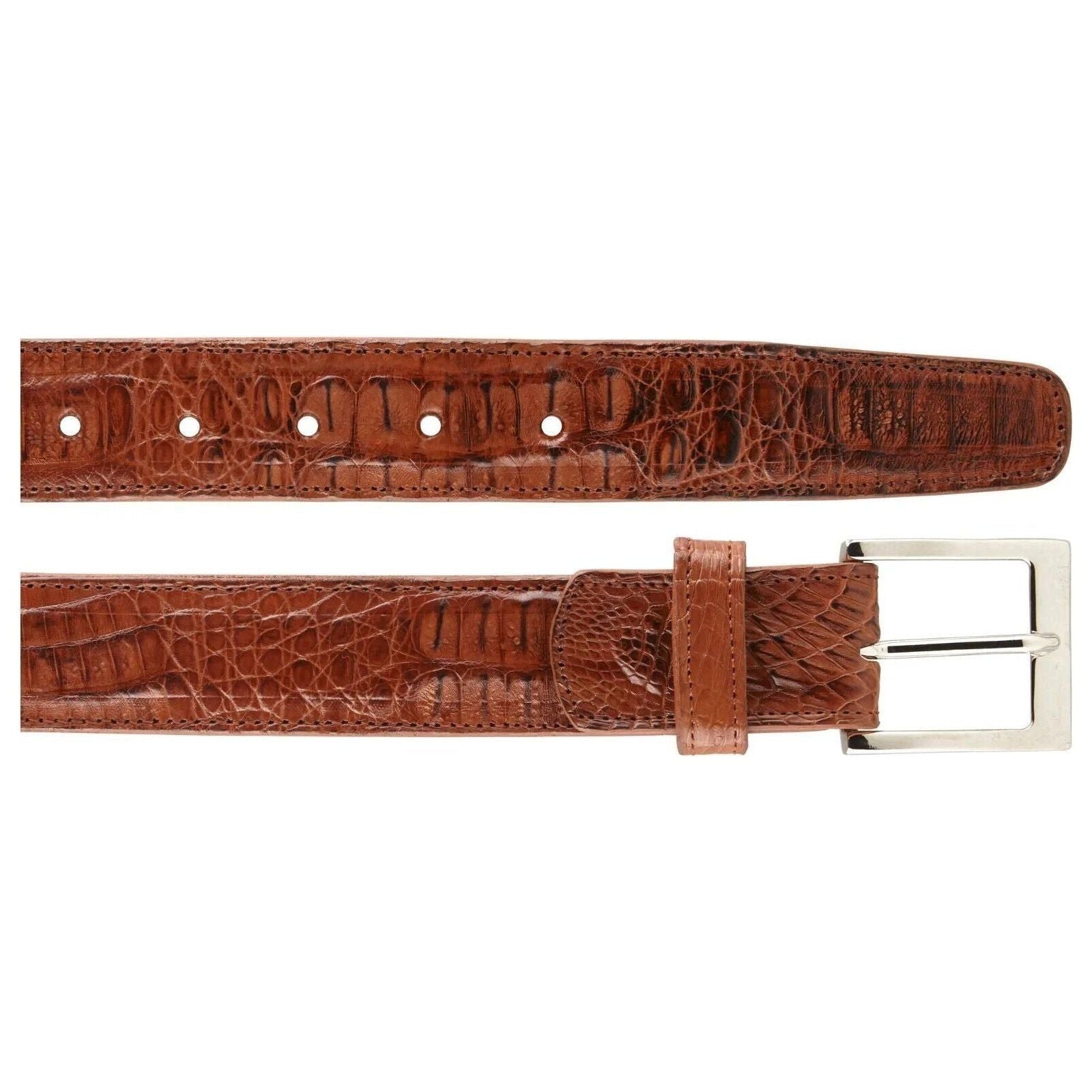 Men's Belvedere Belt Genuine Caiman Crocodile up to Size 44 Antique Sport # 1999 - J.Valintin Men's Wear Legend - 1999 Ant Sport Caiman_44