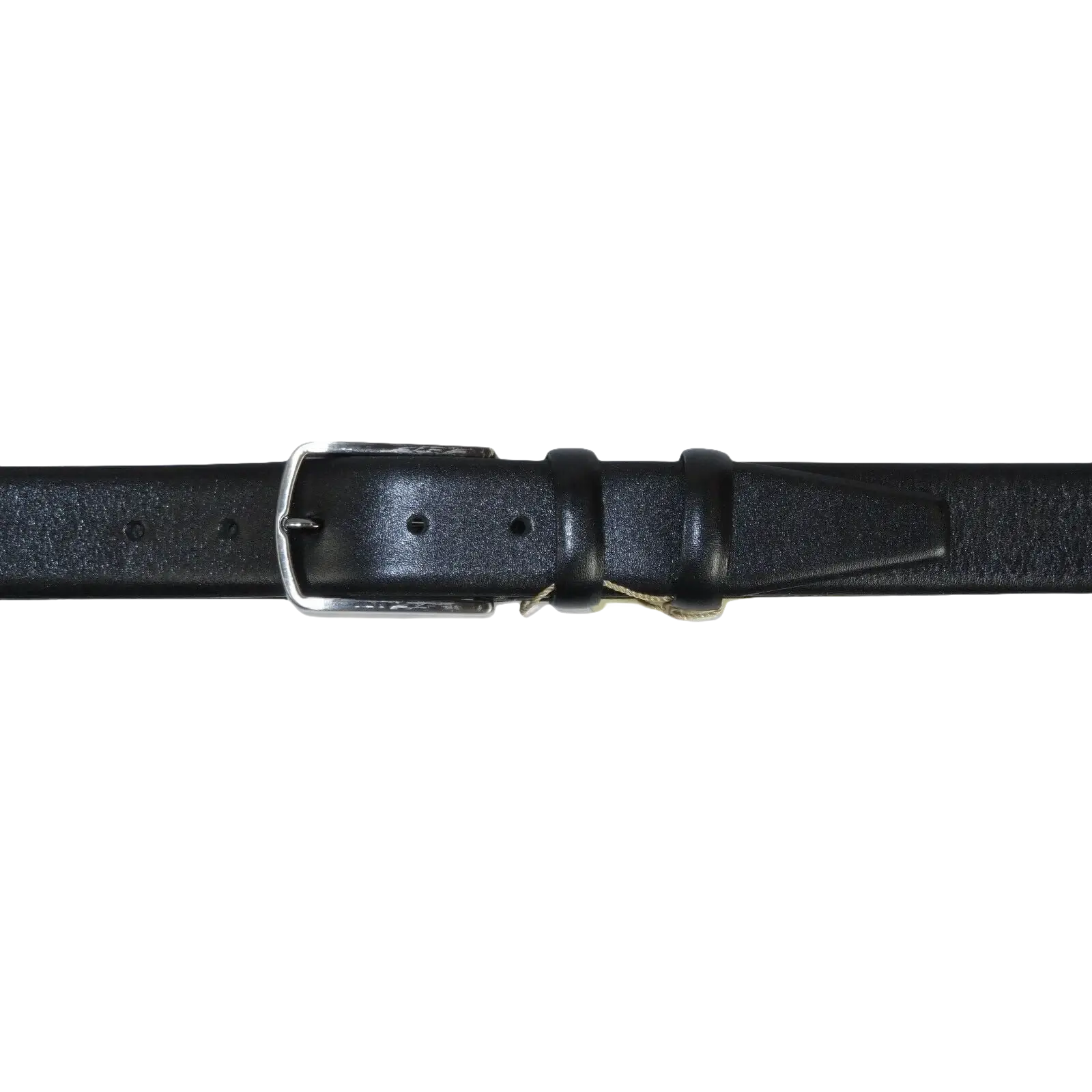 Mens Black Genuine Leather Belt PIERO ROSSI Turkey Soft Full Grain #Black - A - J.Valintin Men's Wear Legend - 97168