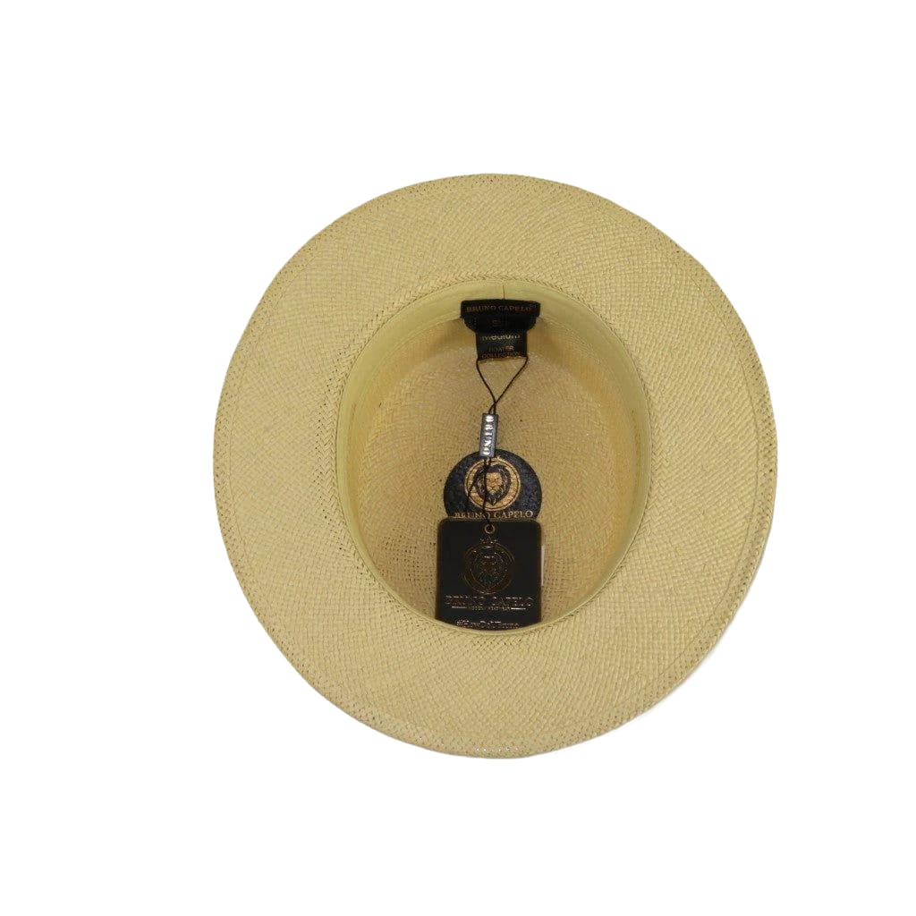 Men's Boater Skimmer Natural Straw Flat Crown GAUCHO Hat BC632 Natural - J.Valintin Men's Wear Legend - BC632 Natural - S