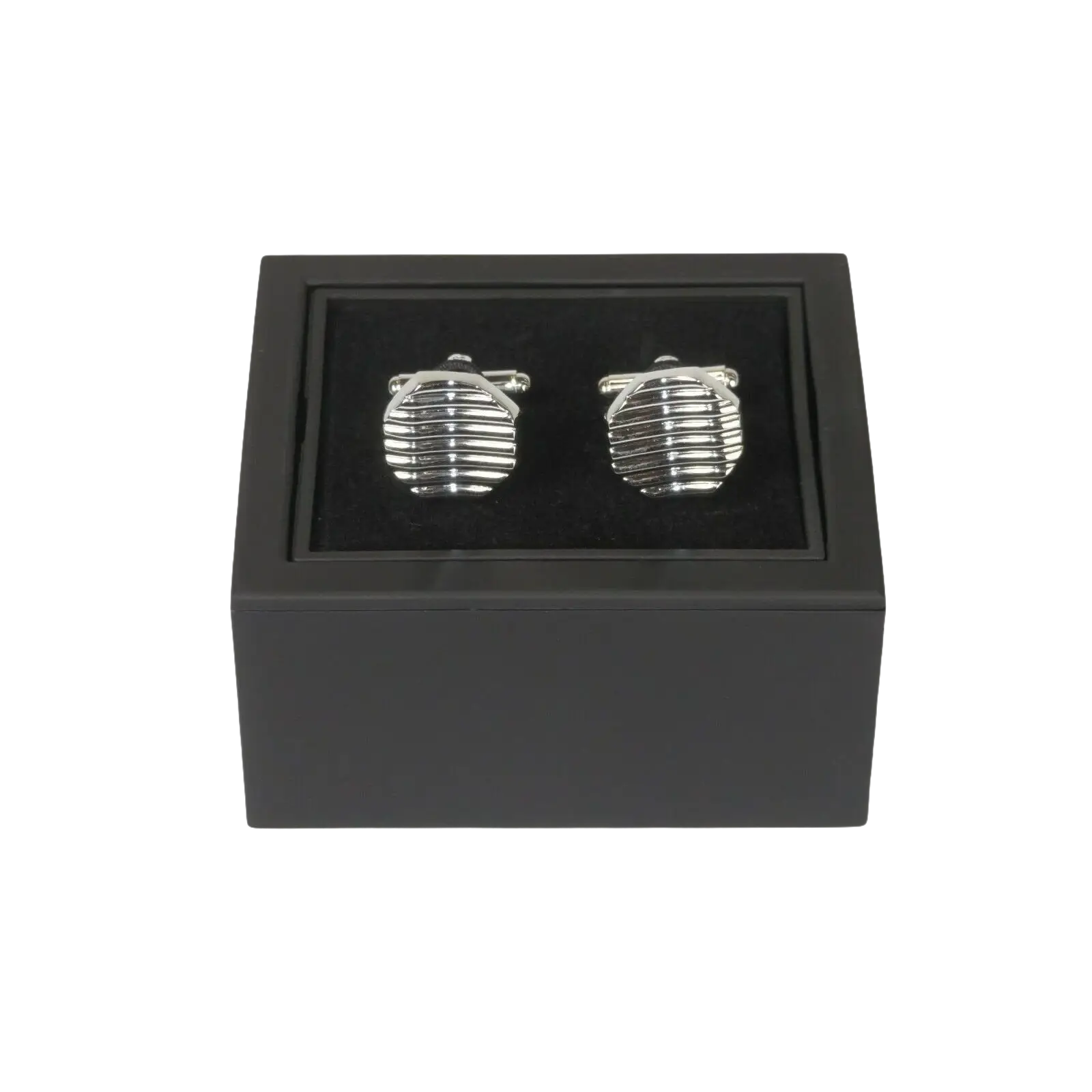 Mens Cufflinks by Vitorofolo Use for French Cuff Shirt V29 - 3 Silver Plated - J.Valintin Men's Wear Legend - 25077