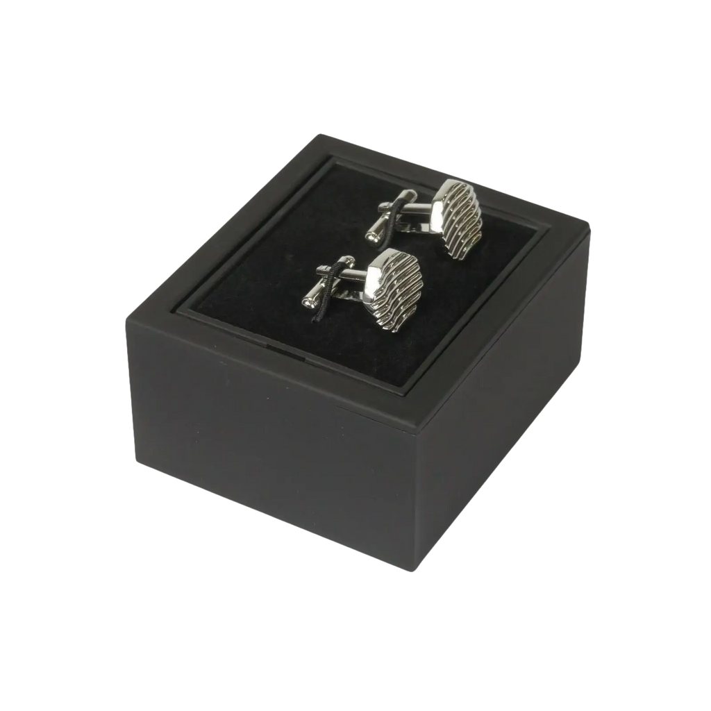 Mens Cufflinks by Vitorofolo Use for French Cuff Shirt V29 - 3 Silver Plated - J.Valintin Men's Wear Legend - 25077