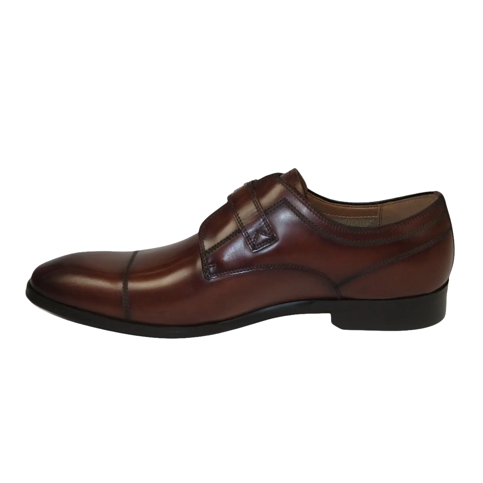 Men's Dress Shoes STEVE MADDEN Soft Leather upper Buckle Strap COVET Cognac - J.Valintin Men's Wear Legend - 100803