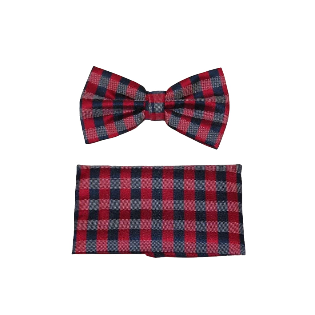 Men's Fancy Bow Tie/Hankie Set By J.Valintin Soft Microfiber Silky JVBT - 28 - J.Valintin Men's Wear Legend - JVBT - 28
