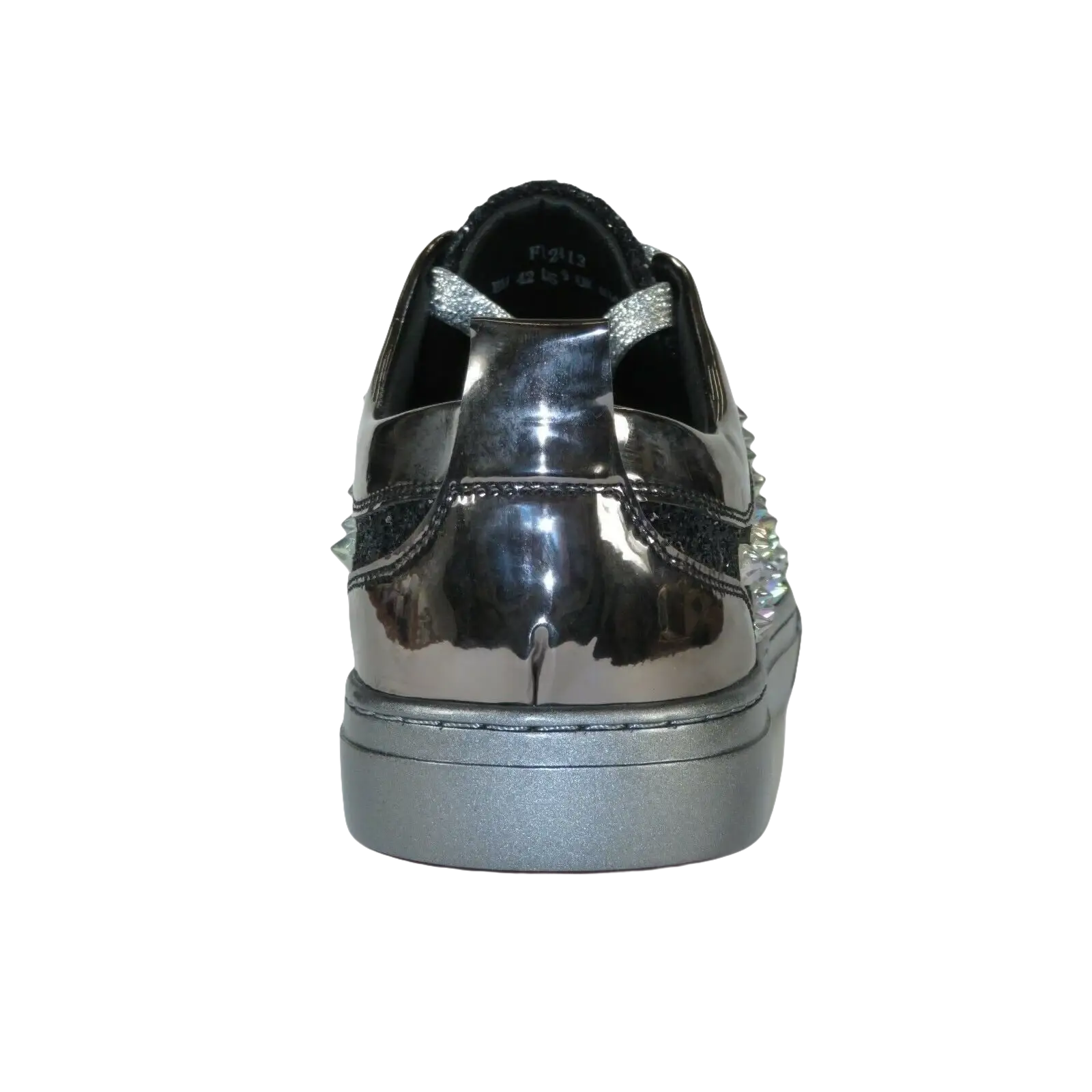Mens Fancy Shoes By FIESSO AURELIO GARCIA, Spikes Rhine stones 2413 Black - J.Valintin Men's Wear Legend - 95059