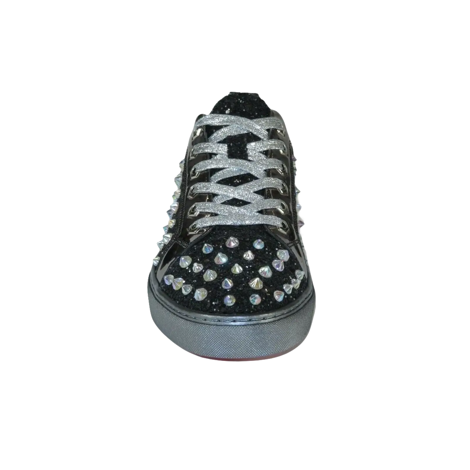 Mens Fancy Shoes By FIESSO AURELIO GARCIA, Spikes Rhine stones 2413 Black - J.Valintin Men's Wear Legend - 95059