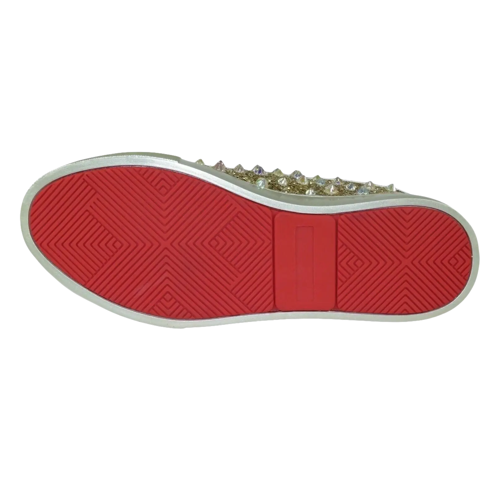 Mens Fancy Shoes By FIESSO AURELIO GARCIA, Spikes Rhine stones 2413 Gold - J.Valintin Men's Wear Legend - 95066