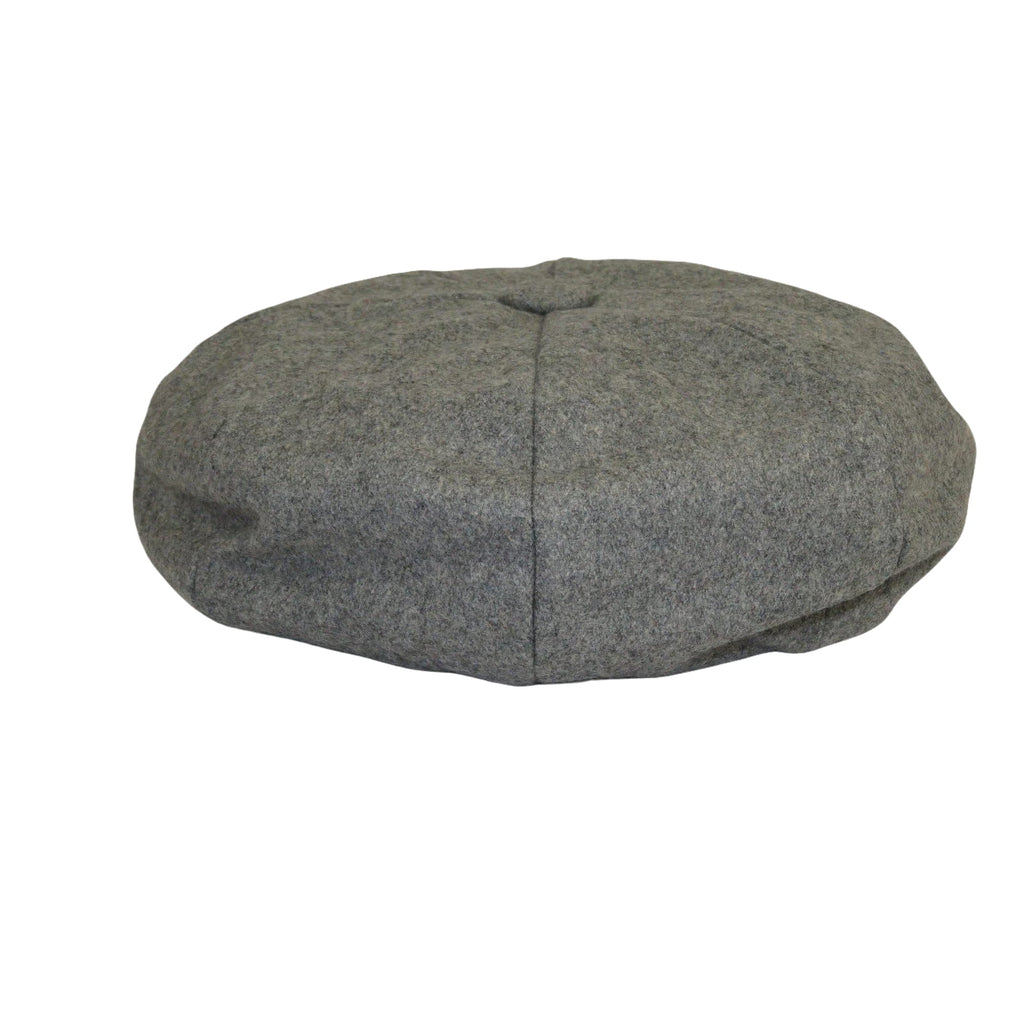 Mens Fashion Classic Flannel Wool Apple Cap Hat by Bruno Capelo ME907 Gray - J.Valintin Men's Wear Legend - ME907 - Gray - S