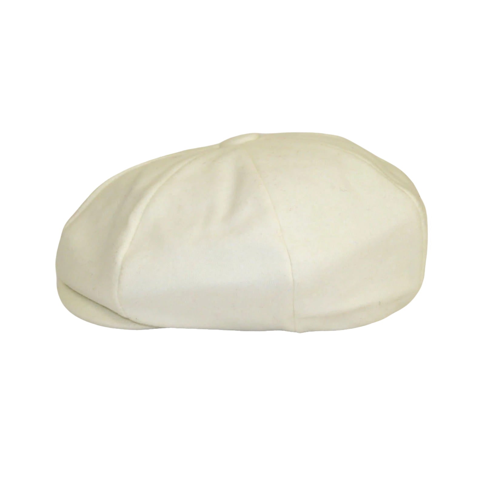 Mens Fashion Classic Flannel Wool Apple Cap Hat by Bruno Capelo ME910 Ivory - J.Valintin Men's Wear Legend - ME910 - Ivory - S