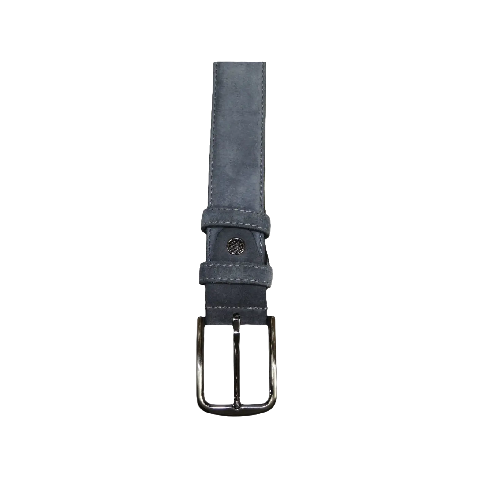 Mens Gray Genuine Suede Soft Leather Belt PIERO ROSSI From Turkey # Gray - C - J.Valintin Men's Wear Legend - 97200