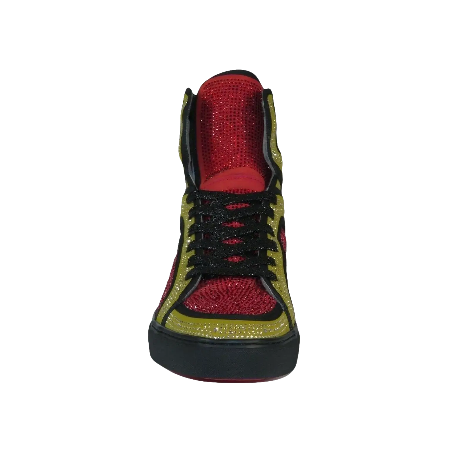 Mens High Top Shoes By FIESSO AURELIO GARCIA ,Fancy Rhine stones 2402 Red Gold - J.Valintin Men's Wear Legend - 94987