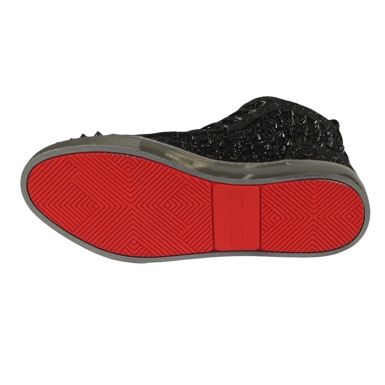 Mens High Top Shoes By FIESSO AURELIO GARCIA ,Spikes Rhine stones 2409 Black - J.Valintin Men's Wear Legend - 95023
