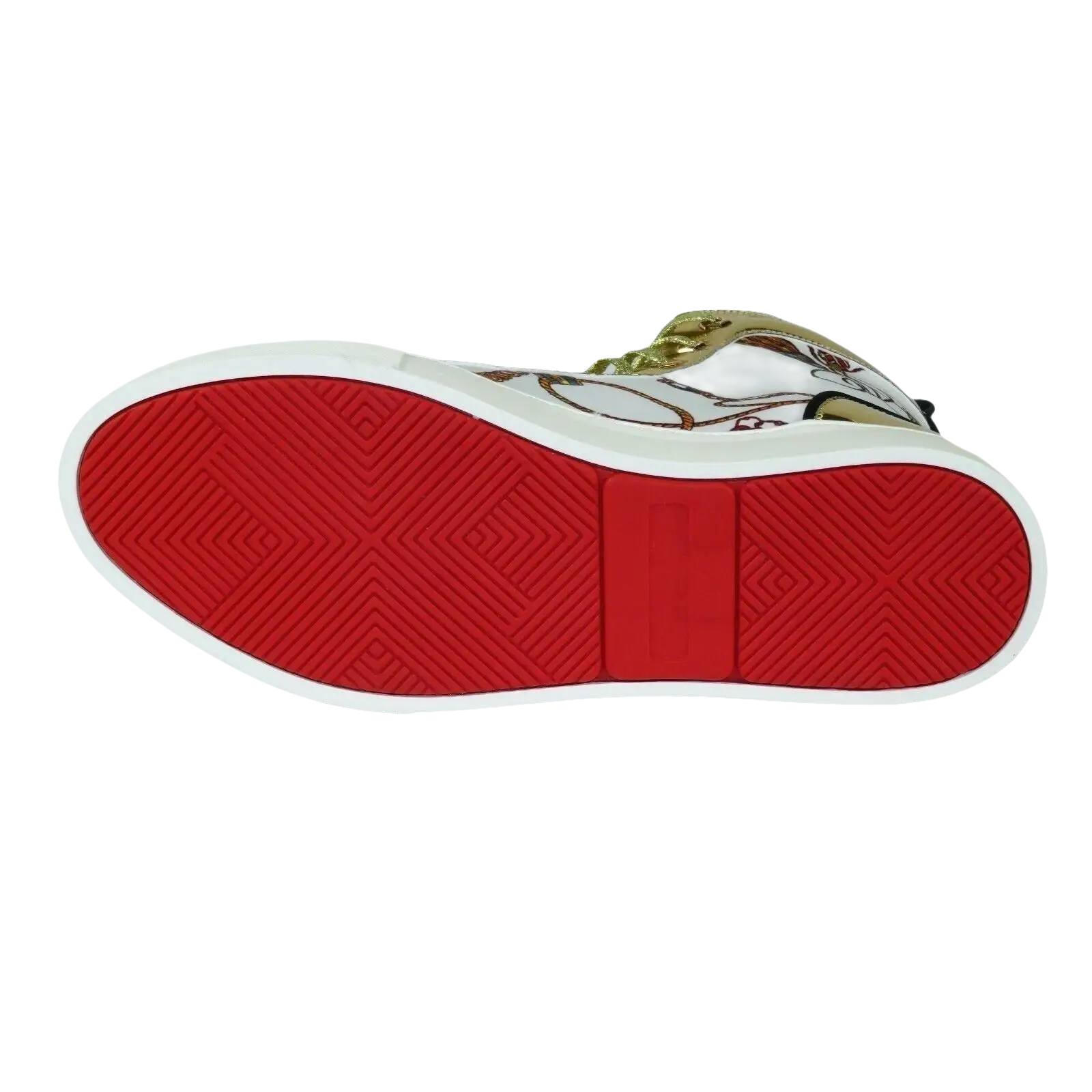 Mens High Top Shoes FIESSO by AURELIO GARCIA Chain Medusa Celebrity 2421 White - J.Valintin Men's Wear Legend - 95109
